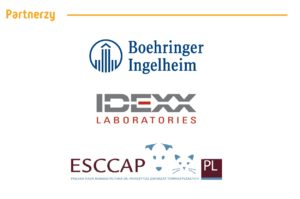 Lista partnerów najnowszego wydania książki Parazytozy Jelitowe: Boehringer Ingelheim, IDEXX Laboratories, ESCCAP.